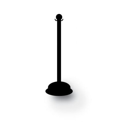 Accuform PLASTIC STANCHION POSTS PRC752BK PRC752BK
